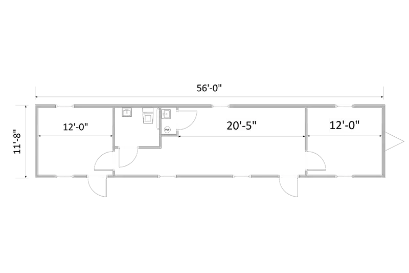 12x56 standard office